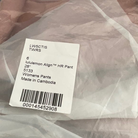 B-Lululemon Align High-Rise Pant 28" - Picture 5 of 5